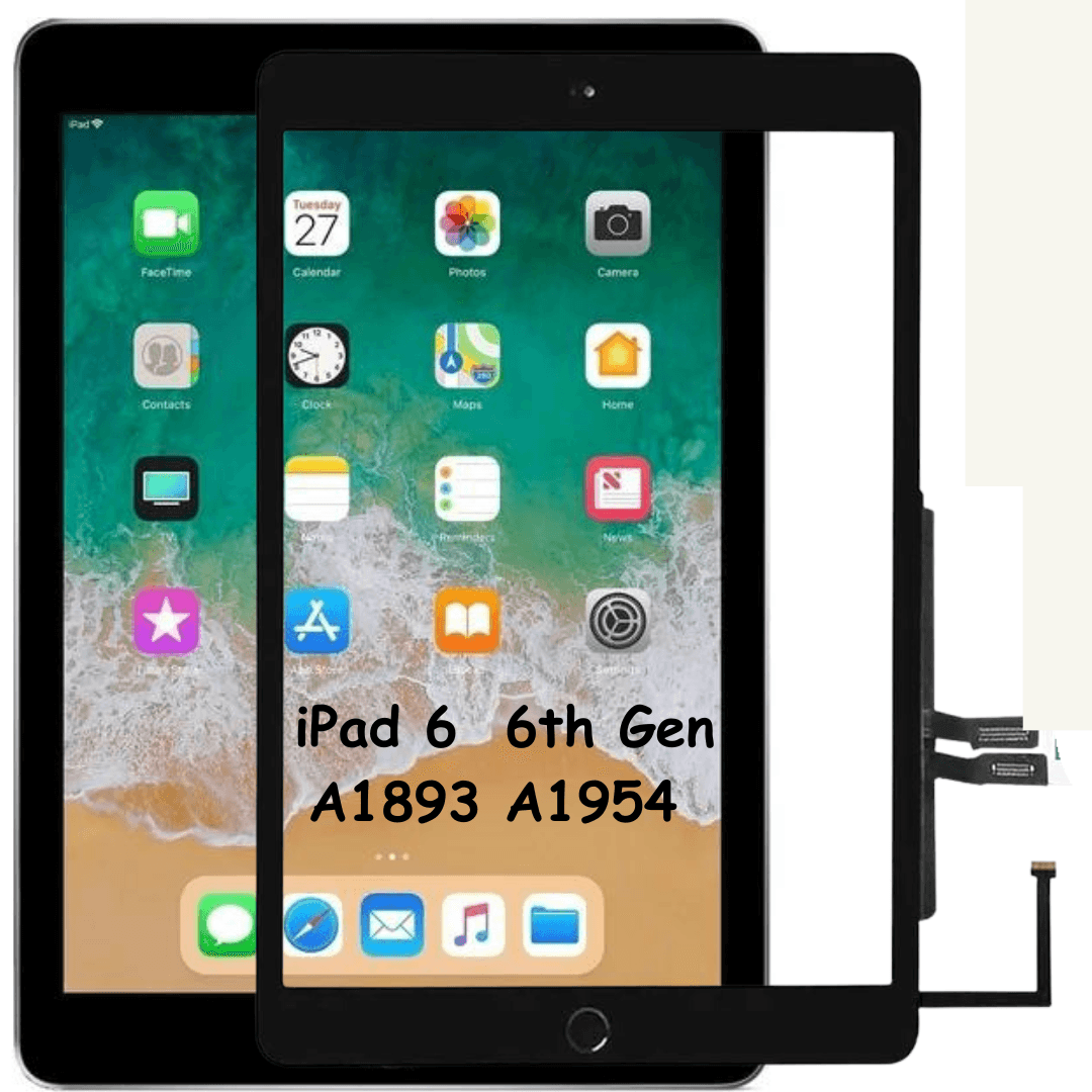 Touch Screen Digitizer Assembly Replacement For iPad 6 2018 6th Gen A1893 A1954 (Black) - Best Cell Phone Parts Distributor in Canada, Parts Source Touch Screen Digitizer Assembly Replacement For iPad 6 2018 6th Gen A1893 A1954 (Black) - Best Cell Phone Parts Distributor in Canada, Parts Source